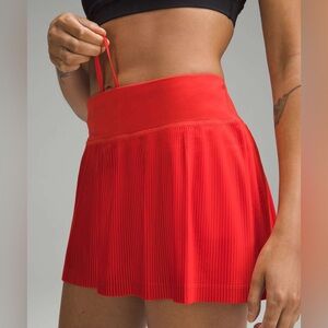 Lululemon Pleat to Street Mini Skirt